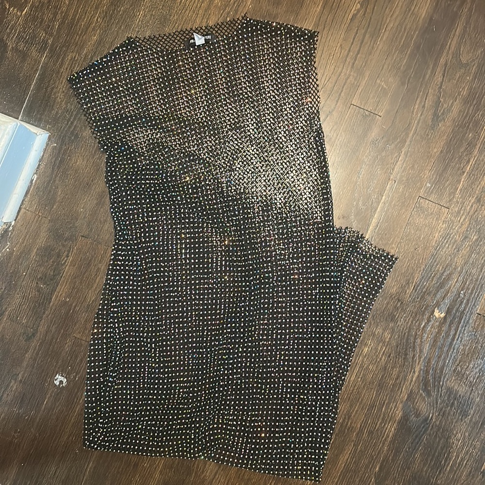 BEYONCÉ Urban Outfitters Silver Sparkle Dress